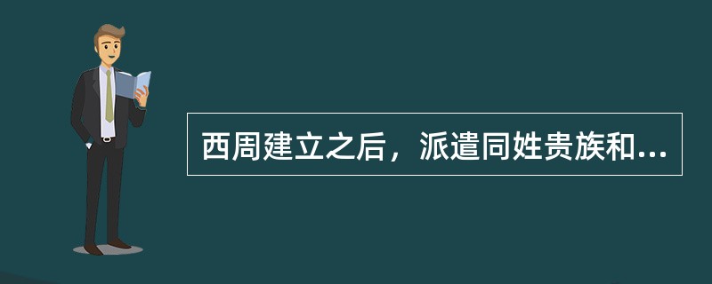 西周建立之后，派遣同姓贵族和异姓贵族及归顺的异族首领到各地区，建立国家以藩屏护卫周室，分别分在卫、鲁、唐、燕的贵族是（）。