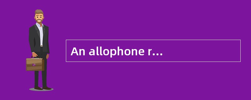 An allophone refers to any of the different forms of a ( ).