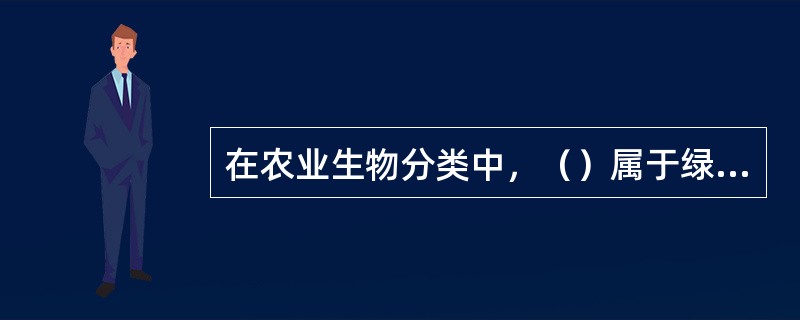 在农业生物分类中，（）属于绿叶蔬菜。