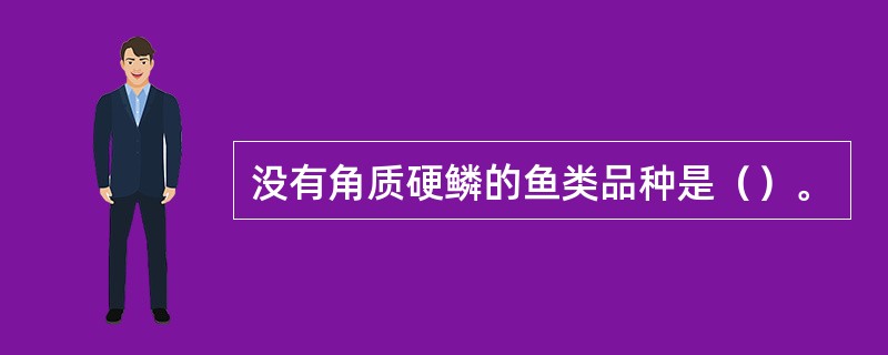 没有角质硬鳞的鱼类品种是（）。