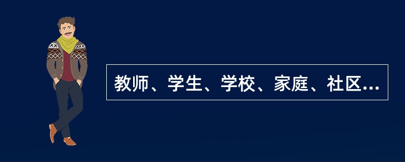 教师、学生、学校、家庭、社区等都属于课程的有机组成部分。（）<br />对<br />错