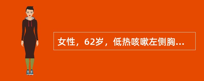 女性，62岁，低热咳嗽左侧胸痛1个月，夜间偶有盗汗，胸片和B超提示左侧大量胸腔积液。<br /><br />为了明确诊断，下一步应先采取的步骤是()