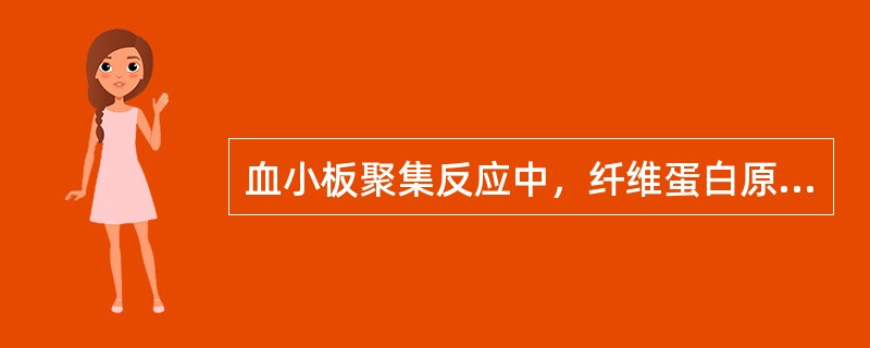 血小板聚集反应中，纤维蛋白原的受体是（）