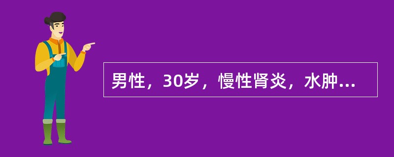 男性，30岁，慢性肾炎，水肿少尿1个月，呕吐3天，血压160/90mmHg，两肺底散在水泡音，颈静脉怒张，BUN40mmol/L，血钾6.5mmol/L，最宜采用()