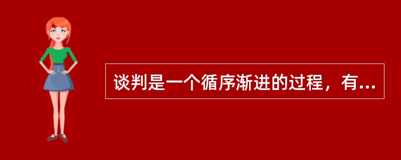 谈判是一个循序渐进的过程，有基本的谈判程序，复杂的谈判一般有开局、摸底、报价、磋商、成交和签约五个阶段。（）