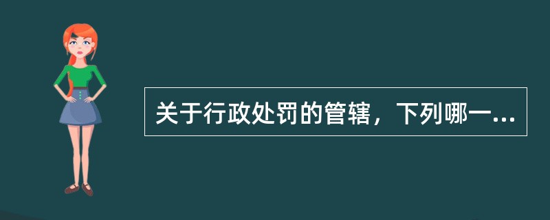 关于行政处罚的管辖，下列哪一选项的说法是正确的？（　）