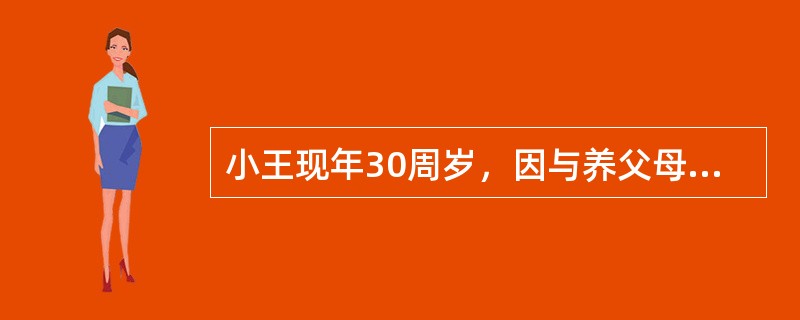 小王现年30周岁，因与养父母感情恶化，依法解除了收养关系，养父母有稳定的收入来源。根据《收养法》，下列关于小王与养父母收养关系解除效力的说法，正确的是（　　）。