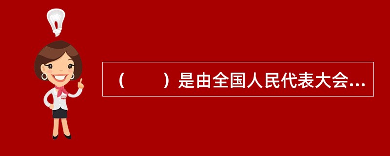 （　　）是由全国人民代表大会及其常务委员会制定的各种法律的总称。