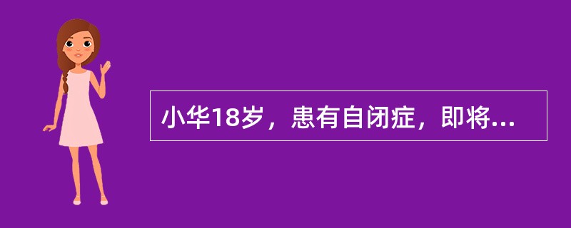 小华18岁，患有自闭症，即将从特殊教育学校毕业，学校社会工作者将小华转介给社区社会工作者小王，为帮助小华适应社会生活，小王接案后，首先应该提供的服务是（　　）。