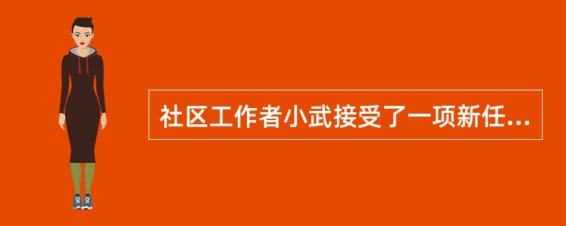 社区工作者小武接受了一项新任务，负责对一位社区矫正对象小付进行社区矫正。小付过去曾因盗窃被判处拘役6个月，缓刑6个月。小武的下列做法比较恰当的是（　　）。