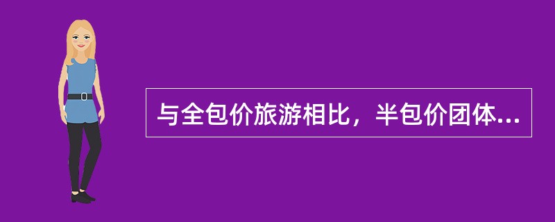 与全包价旅游相比，半包价团体旅游通常是在全包价的基础上扣除（）费用的一种包价形式。