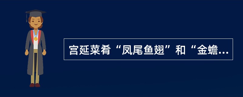 宫延菜肴“凤尾鱼翅”和“金蟾玉鲍”是（　）的代表菜。