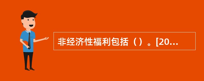 非经济性福利包括（）。[2011年11月四级真题]