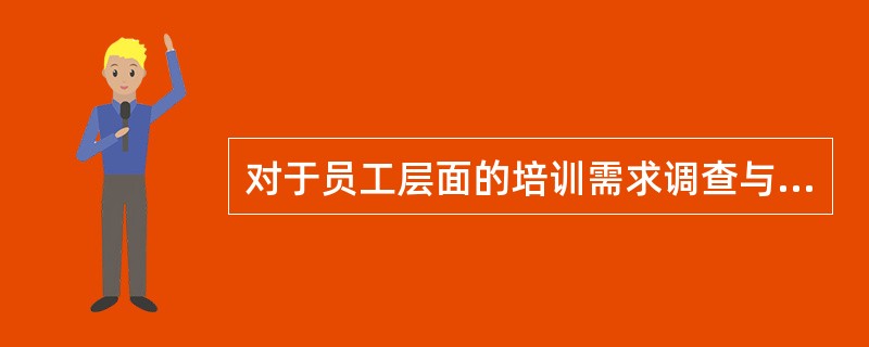 对于员工层面的培训需求调查与分析的方法以（）为主。