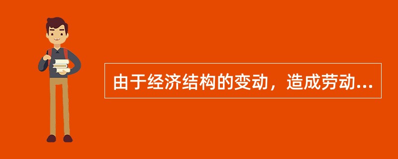 由于经济结构的变动，造成劳动力供求结构上的失衡所引致的失业称为（）。