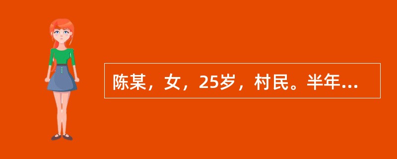 陈某，女，25岁，村民。半年前剖宫产分娩一男孩，母婴健康，现使用安全套避孕。下周镇计生办举办“三服务”（环情、孕情、病情检查服务）活动，村委会计生主任刘姐入户走访。陈某在参加“三服务”活动过程中，镇计