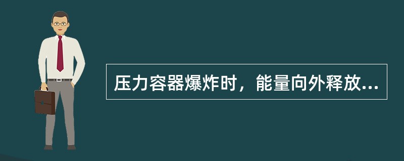 压力容器爆炸时，能量向外释放时以冲击波能量、破片能量和容器残余变性能三种形式表现出来，后面两者所消耗的能量只共占释放总能量的( )。