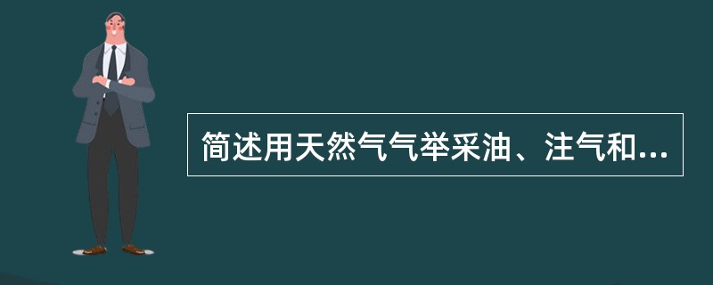 简述用天然气气举采油、注气和注蒸气开采时，必须做到的内容。