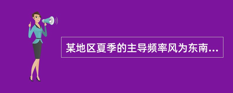 某地区夏季的主导频率风为东南风，冬季的主导频率风为西北风。平面设置原则是：办公与生活区应设置在可能散发有毒气体装置的上风侧。有两种方案可供选择：方案一：办公与生活区设在东南方向、装置设在西北方向；方案