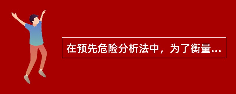 在预先危险分析法中，为了衡量危险性的大小及其对系统破坏性的影响程度，可以将各类危险性划分为4个等级为( )。