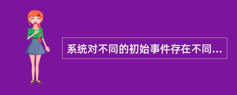 系统对不同的初始事件存在不同的响应，因此，事件的发展过程及结果也是不一样的，必须就系统或人对事件的不同响应而导致的事件链的不同发展过程进行分析鉴别。通常先生成系统的功能事件序列图，然后建立事件树进行分