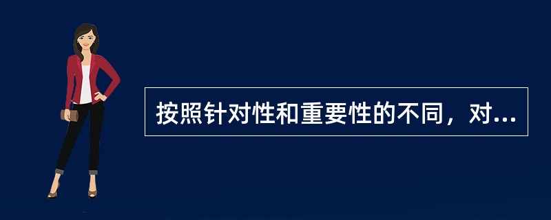 按照针对性和重要性的不同，对策措施建议可分为( )类型。
