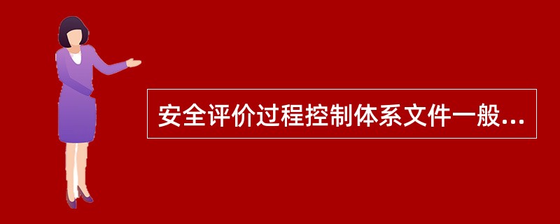 安全评价过程控制体系文件一般分为( )。