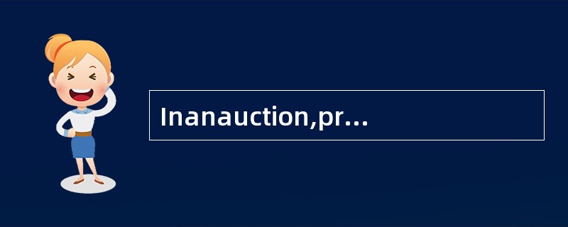 Inanauction,propertyissoldtothehighest_________.（在拍卖会上,物品卖给的竞买人。）