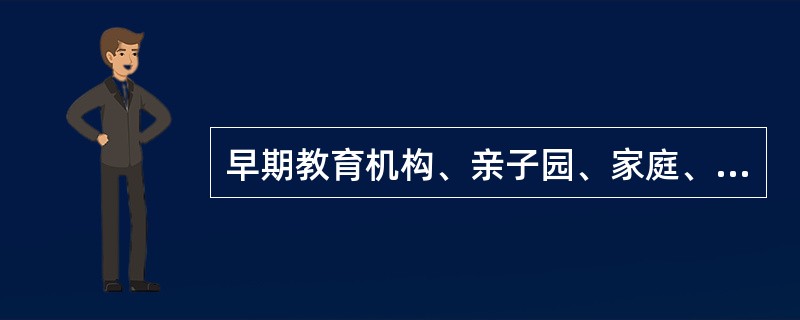 早期教育机构、亲子园、家庭、社会是创设婴儿全面发展的社会环境需整合的教育资源。（）