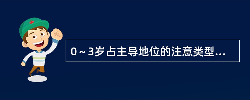 0～3岁占主导地位的注意类型是（）。