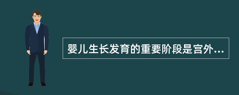 婴儿生长发育的重要阶段是宫外生长发育。（）