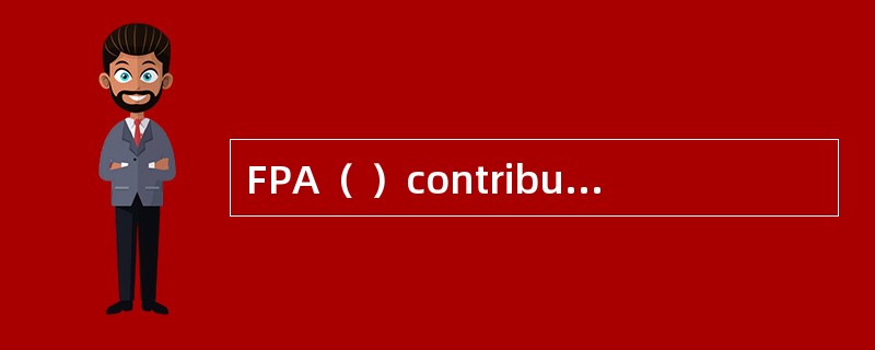 FPA（ ）contribution to General Average.