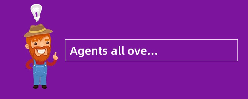 Agents all over the world are now using their own in-house computer systemsto issue airlines1 and fr