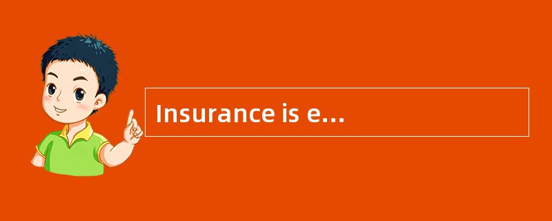 Insurance is essentially a contract between two parties， namely （ ）.