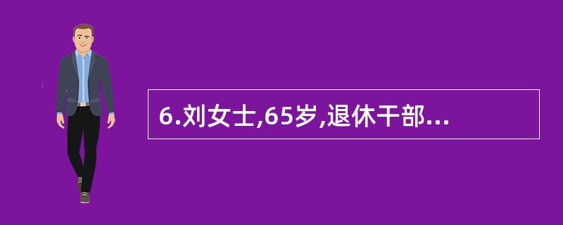 6.刘女士,65岁,退休干部,平日缺乏体育锻炼,口味偏咸，身高155Cm,体重70kg,确诊高血压，肾功能不良。非药物治疗基础上,仍需进行药物治疗有效控制血压,下列有关刘女士降压药物治疗的原则,描述错