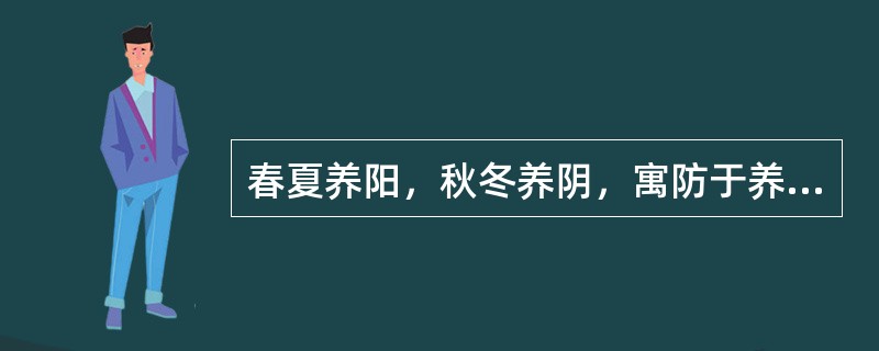 春夏养阳，秋冬养阴，寓防于养，是四季养生法最根本的原则。春季养生指的是()