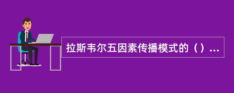 拉斯韦尔五因素传播模式的（）是指受传者接受信息后，在情感、思想、态度、行为等方面发生的反应。