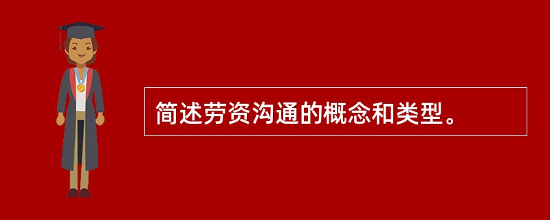 简述劳资沟通的概念和类型。