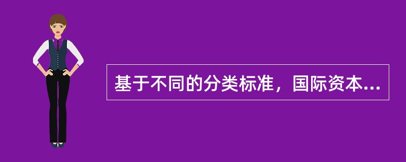 基于不同的分类标准，国际资本流动可以有不同的分类，按照投资方式对国际资本流动进行分类，国际资本流动不包括（）。