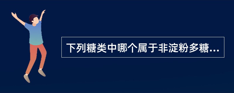 下列糖类中哪个属于非淀粉多糖？（　　）