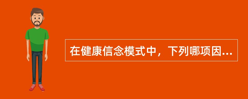 在健康信念模式中，下列哪项因素不利于采纳健康的行为（）