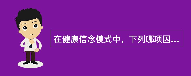 在健康信念模式中，下列哪项因素不利于采纳健康的行为（）