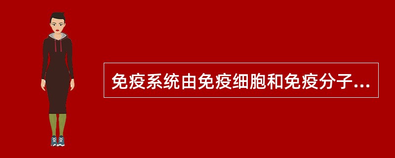 免疫系统由免疫细胞和免疫分子组成。（）