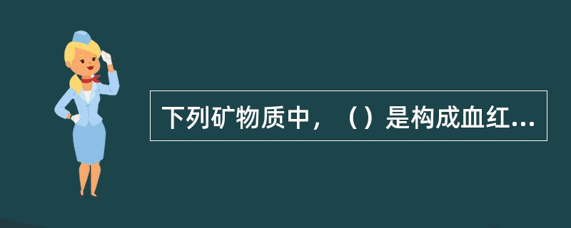 下列矿物质中，（）是构成血红蛋白的成分。