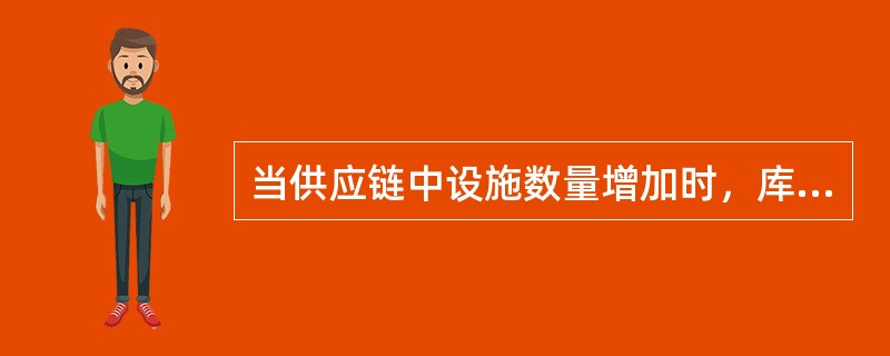 当供应链中设施数量增加时，库存及由此引起的库存成本就会增加，为减少库存成本，企业经常会尽量合并设施以减少设施数量。（　　）