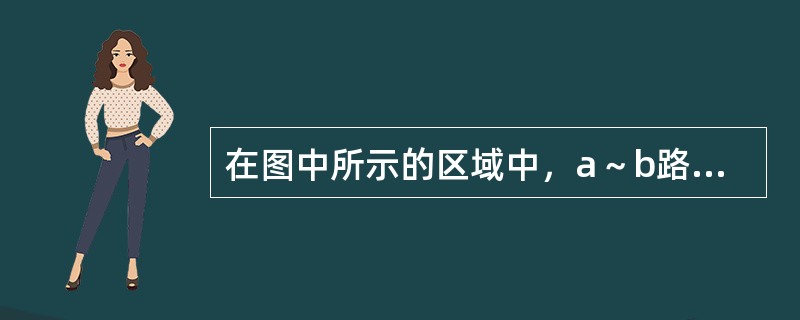 在图中所示的区域中，a～b路段容易遭受自然灾害，主要是由于沿线()。