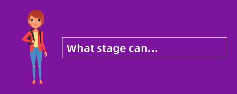 What stage can the following grammar activity be used at? <br />The teacher asked students to