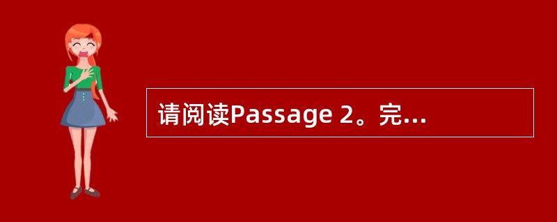 请阅读Passage 2。完成下小题。 <br />Passage 2 <br />Americans don’t like to lose wars．Of course，a