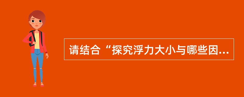 请结合“探究浮力大小与哪些因素有关”的探究活动，谈谈你对“过程与方法评价”的理解。