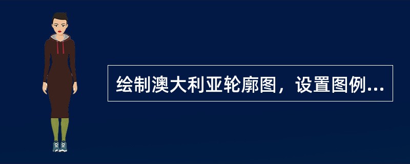 绘制澳大利亚轮廓图，设置图例并填绘主要气候类型，简述澳大利亚轮廓图和气候特点的教学过程要点。